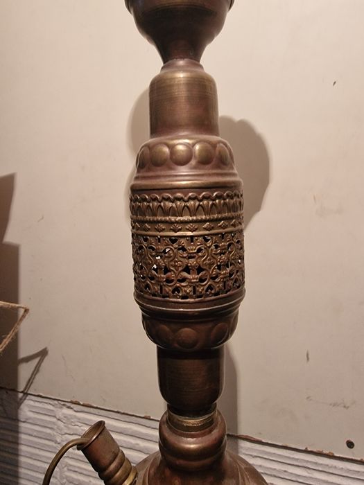 Lampa z shishy - handmade ;)