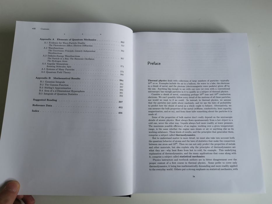 Thermal physics Schroeder