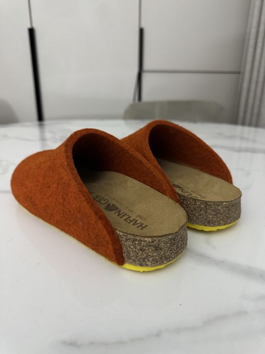 Домашні ортопедичні тапки , з натурального войлока.