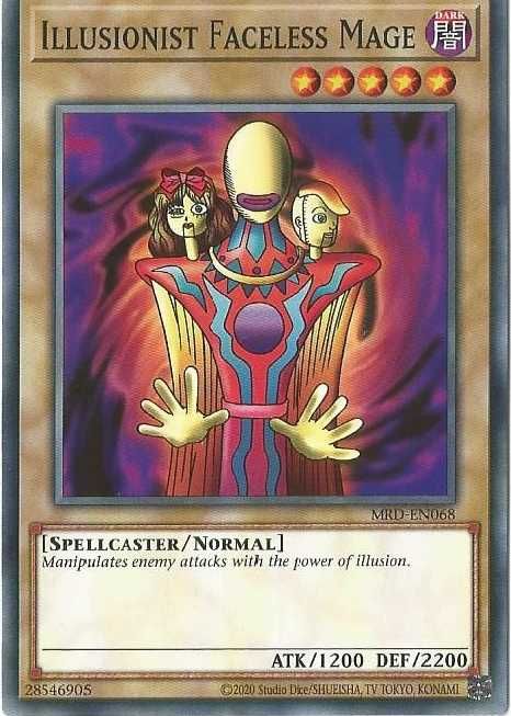 Karta YUGIOH Illusionist Faceless Mage