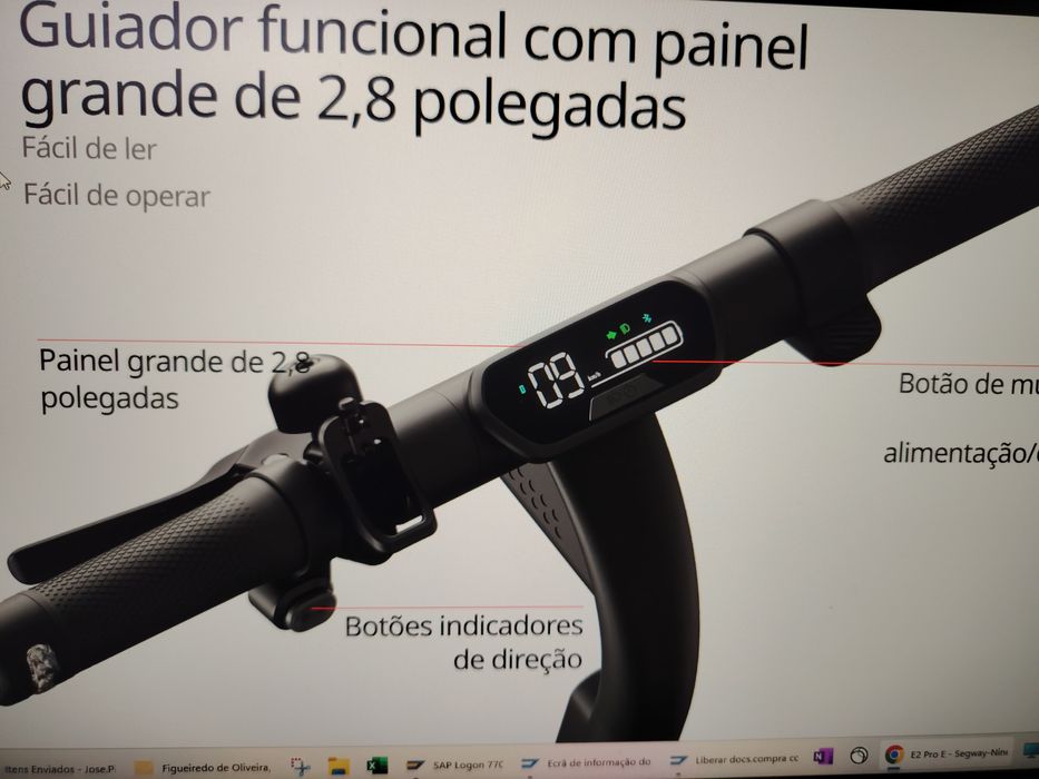 Trotinete  eléctrica  Segway