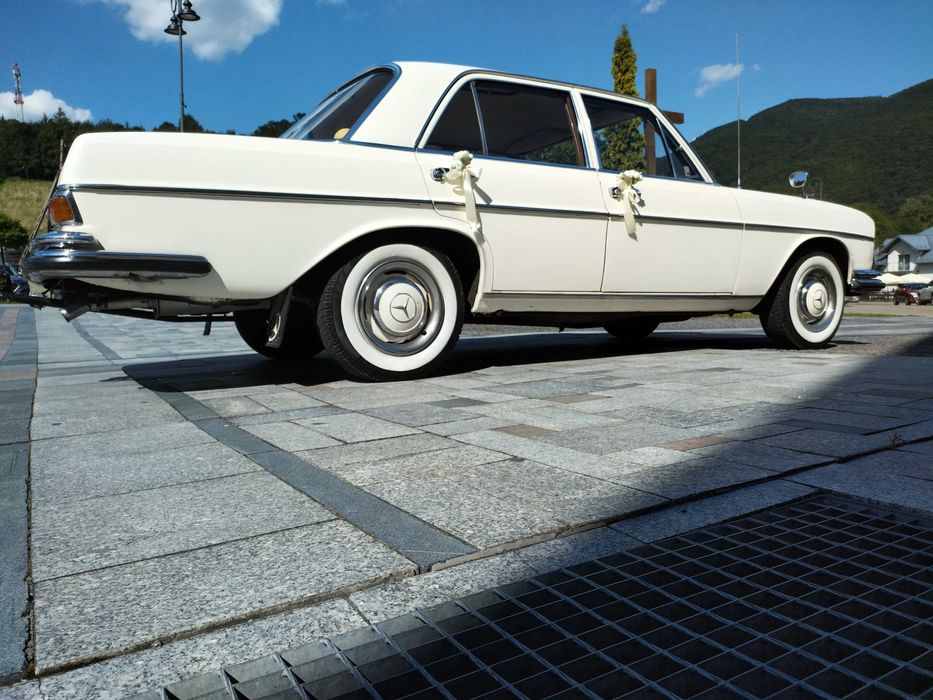 Mercedes W108 250S - samochód do ślubu - wynajem z kierowcą
