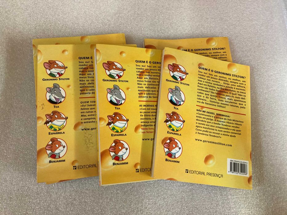Livros da Colecção Geronimo Stilton Editorial Presença