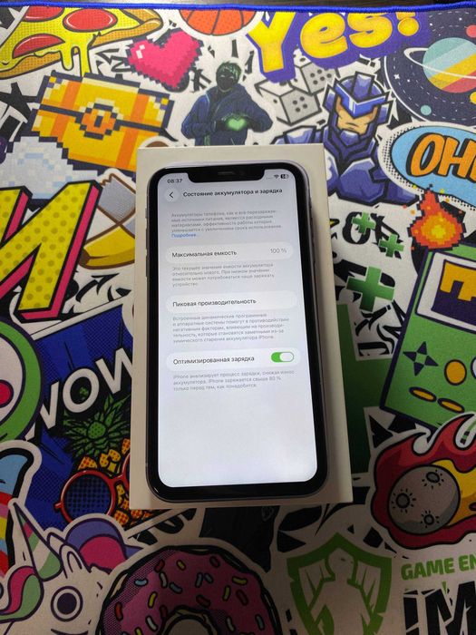 iPhone 11 128gb АКБ 100% Purple фиолетовый в отличном состоянии айфон