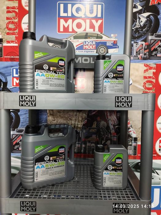 Оригінальна моторна олива Liqui Moly 10w40 5w40 5w30 0w40 0w20 10w60
