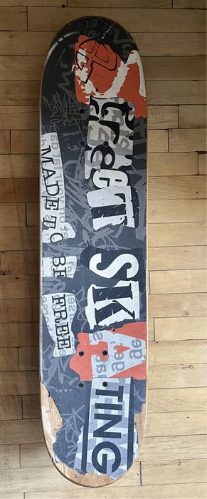 Скейт деревʼяний