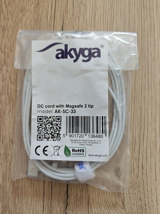 Przewód do zasilacza macbook MAGSAFE2 MAGSAFE 2