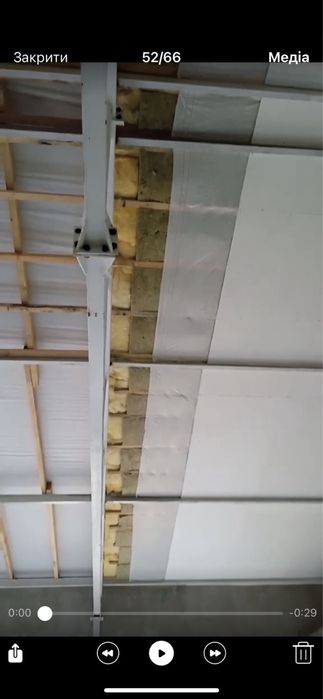 Утеплення даху/горищ/ перекриттів від 100 грн за м.кв.