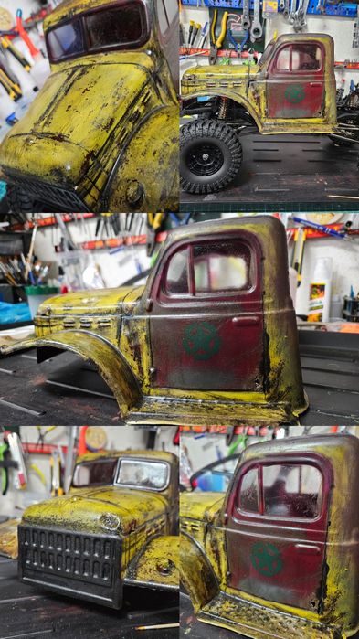 Karoseria dodge superwagon 1:10  313mm rc crawler