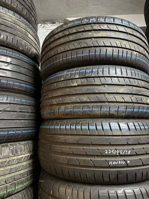 Pneus novos e semi-novos