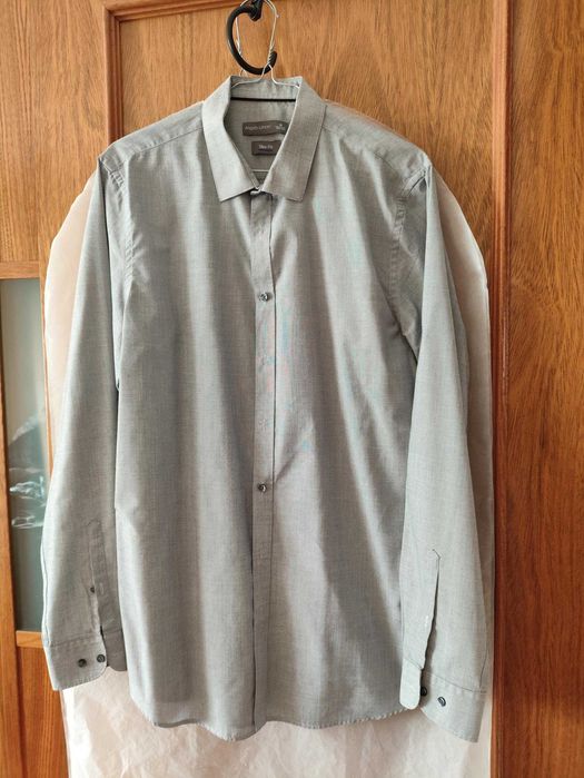 Camisa Social Angelo Litrico (C&A) M - Cinzento