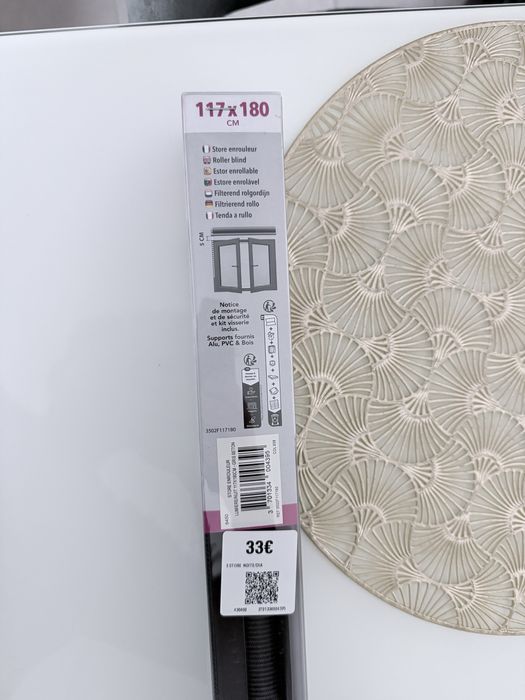 Store para janela 117x180 novo