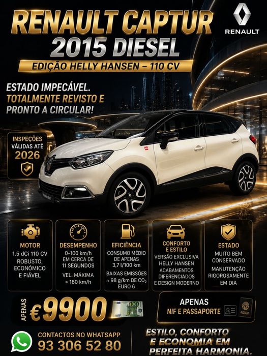 RENAULT CAPTUR 1.5DCI helly hansen edition