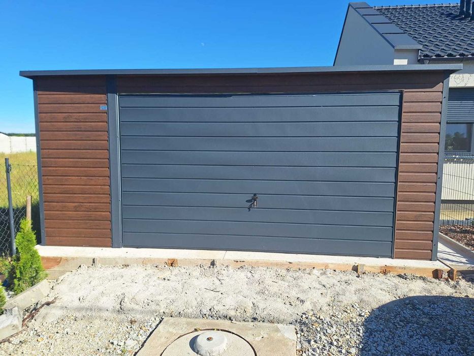 Garaż Premium Blaszak 4m na 5 m Garaż blaszany Garaże blaszane 4x5 4x6 4x7 5x5 5x6 5x7 - Producent !!!