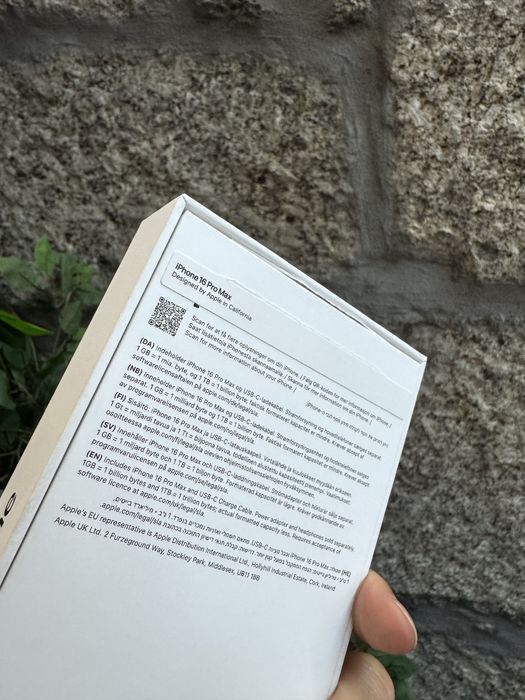 Iphone 16 Pro max 256Gb Novo