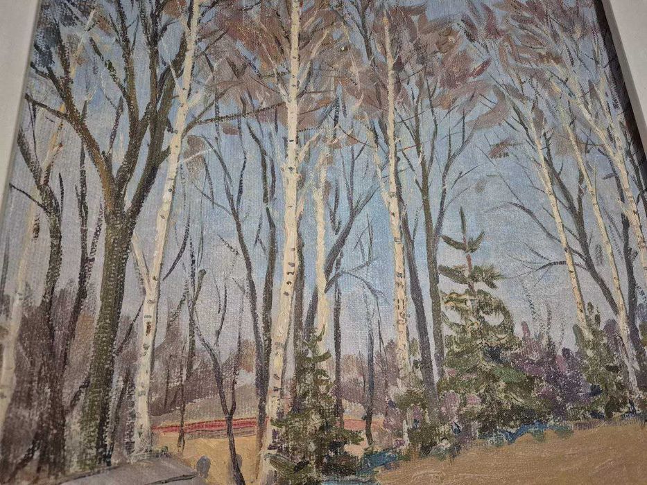 Картина з березами