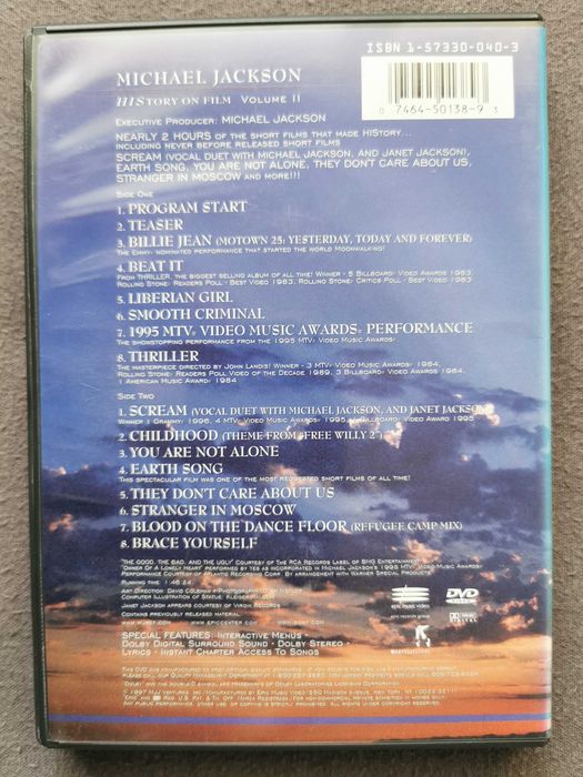 Michael Jackson 5 x DVD kolekcja Stan Idealny JAK NOWE