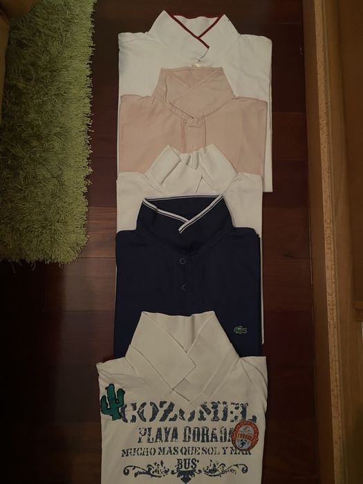 Polos manga curta homem