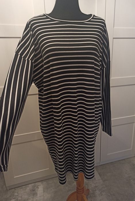 New Look Maternity dzianinowe sukienka tunika w paski