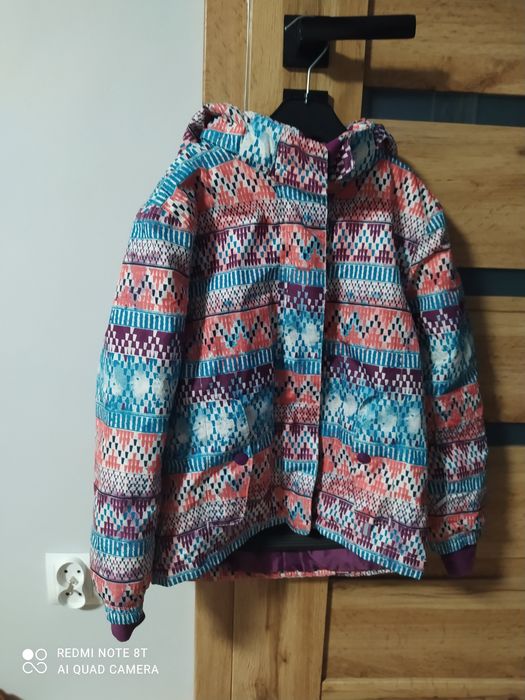 Kurtka narciarska dziewczęca chlopieca 122 128