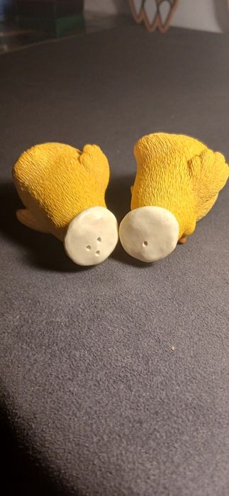 Conjunto de Saleiro e Pimenteiro - Pintinhos com Touca de Chef