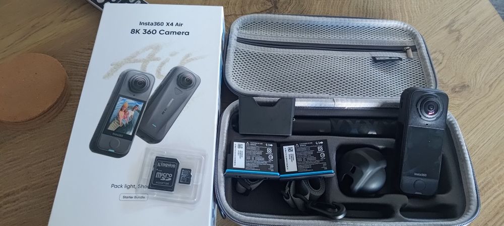 Kamera Insta360 X4 Air, 256GBkarta, Śląsk kupiona lipiec 2026