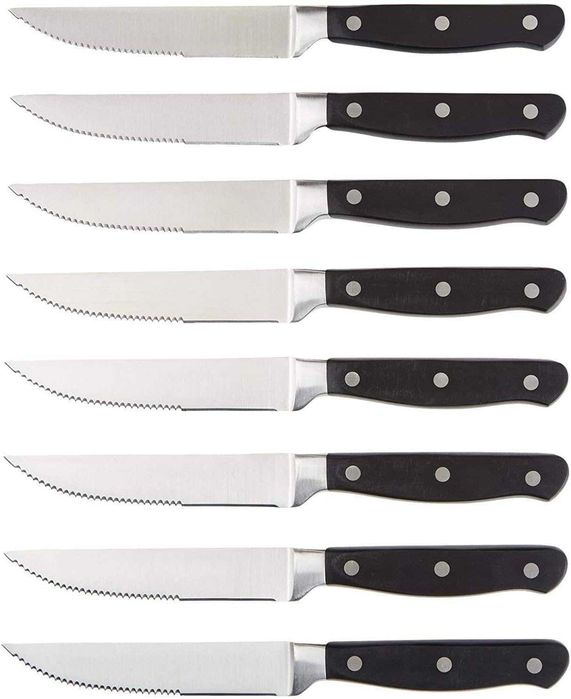 Faca de carne faca serrilha aço inoxidável (8 peças) NOVO ENVIO GRÁTIS