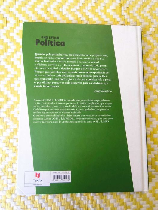 O meu livro de política - de Jorge Sampaio