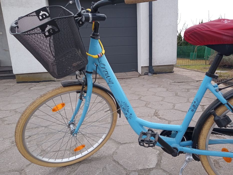 Rower miejski typ holenderski damski Crown