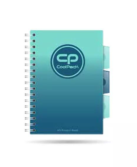 Kołozeszyt A5 100k kratka PP Coolpack gradient blue lagoon. Patio