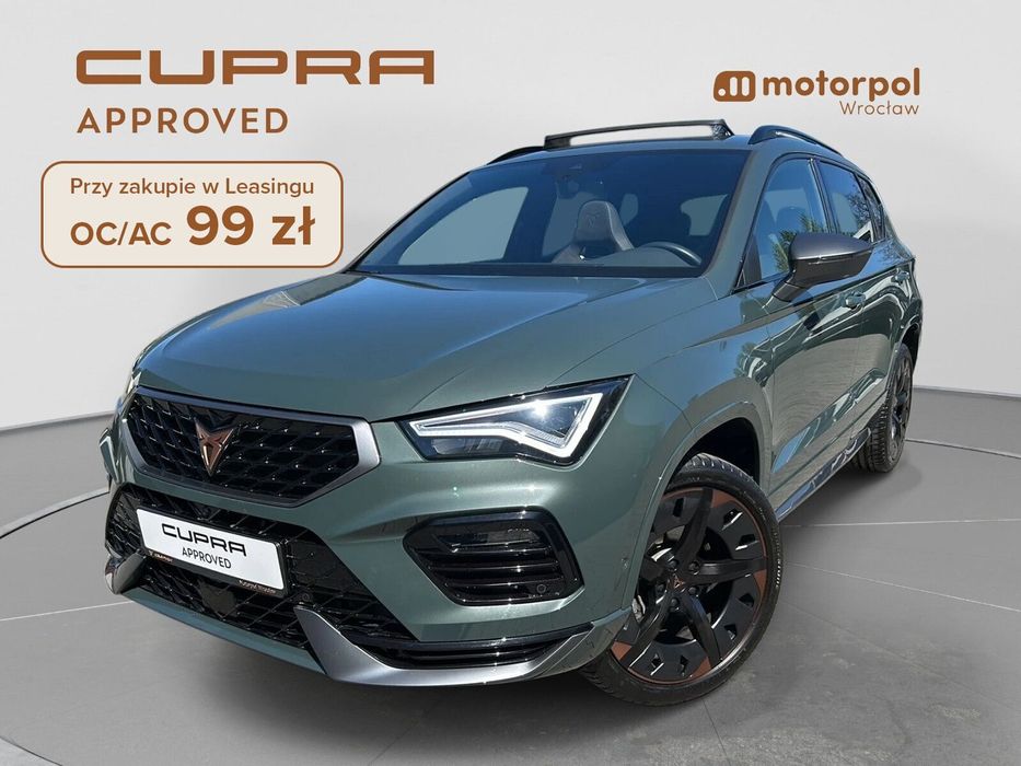 Cupra Ateca + Pakiety, FV 23%, GPS, Kamera 360°, ACC, DCC, Beats, Panorama, Kessy