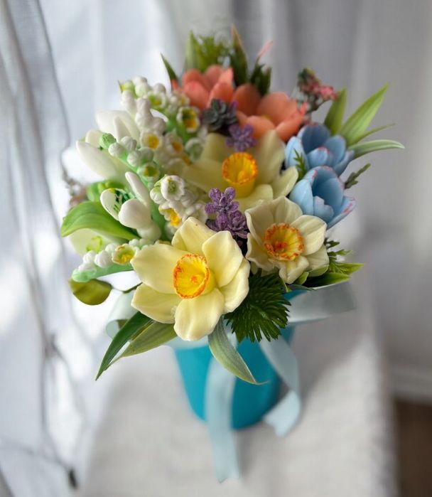 Мило ручної роботи, мыльные букеты