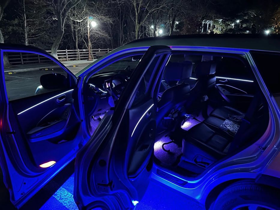 Контурная Ambient подсветка салона на все марки авто LED RGB Освещение