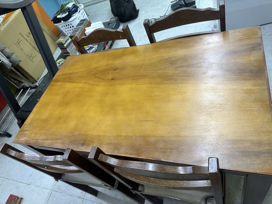 Mesa cozinha madeira maciça