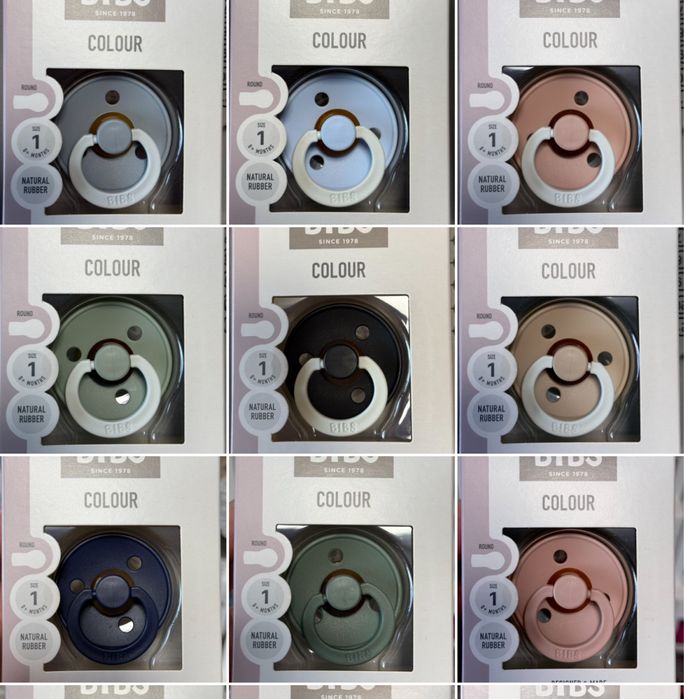 Пустушки BIBS Colour, DeLux , Boheme, FRIGG Бибс Фриг