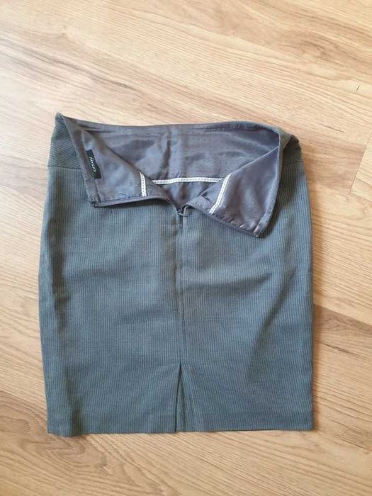Spódnica biuro szkoła paski prążki office skirt