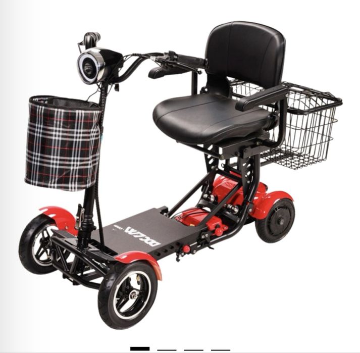 Wozek iwalidzki skuter skladany czesci silnik plastiki AT52317 bateria