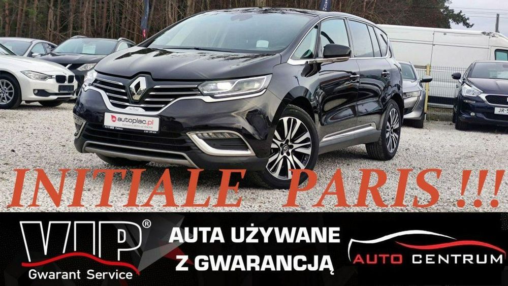 Renault Espace 1.6D 161kM 7 os. INITIALE PARIS Temp. Akt. Kamera Full Opcja GWARANCJA