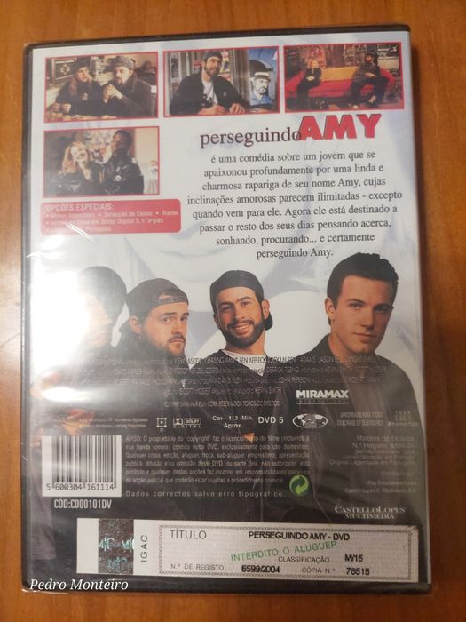 Dvd - Perseguindo Amy Novo Selado