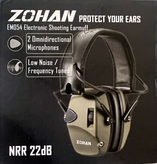 Активні навушники ZOHAN EM054 Electronic Shooting Earmuff