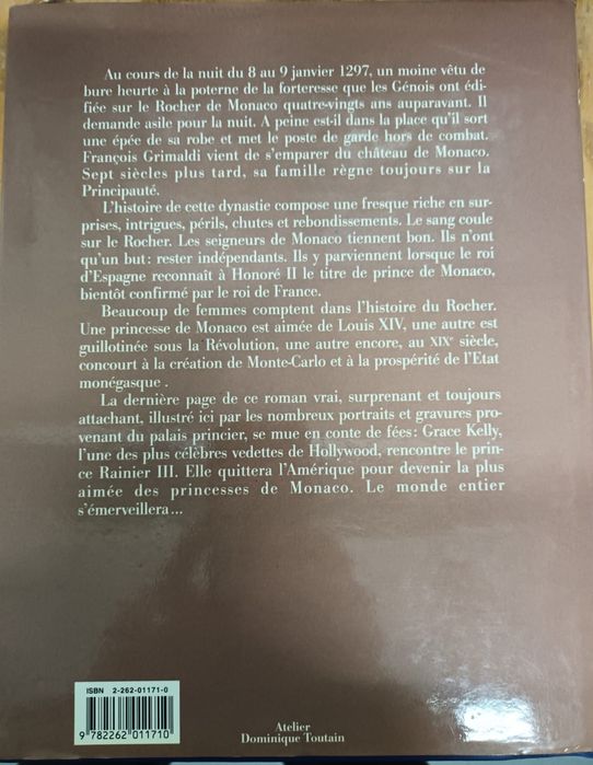 Livro ' Monaco et ses princes '