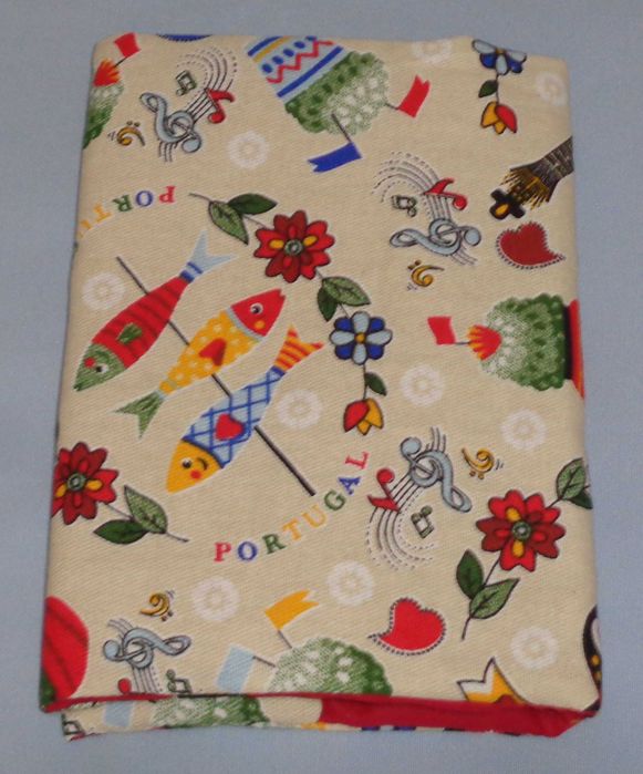 Capa para livros em tecido modelo 64 (NOVA)