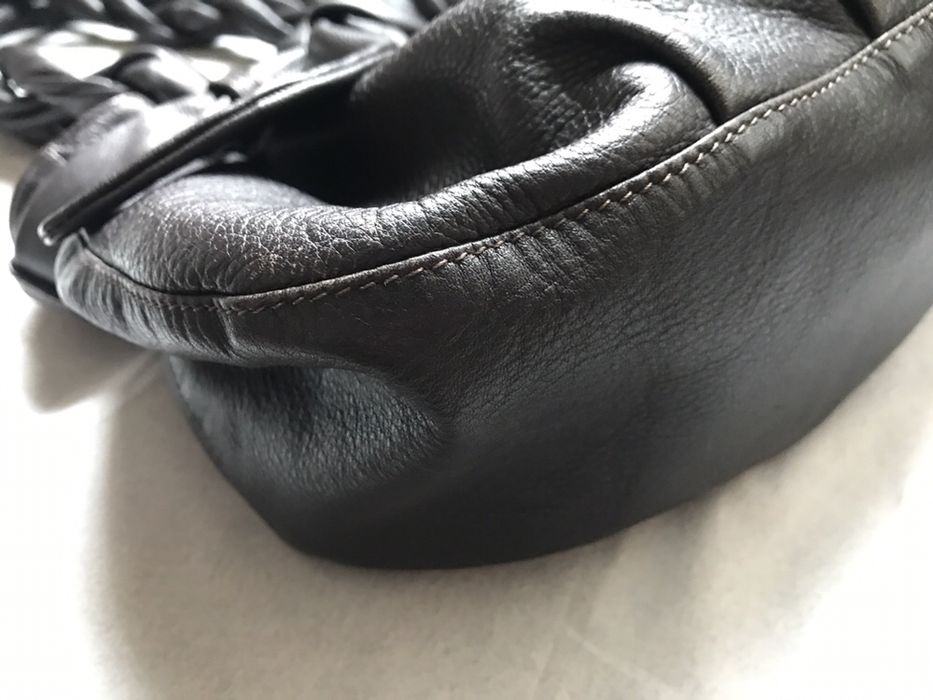 Mala Carteira Furla castanha em pele original