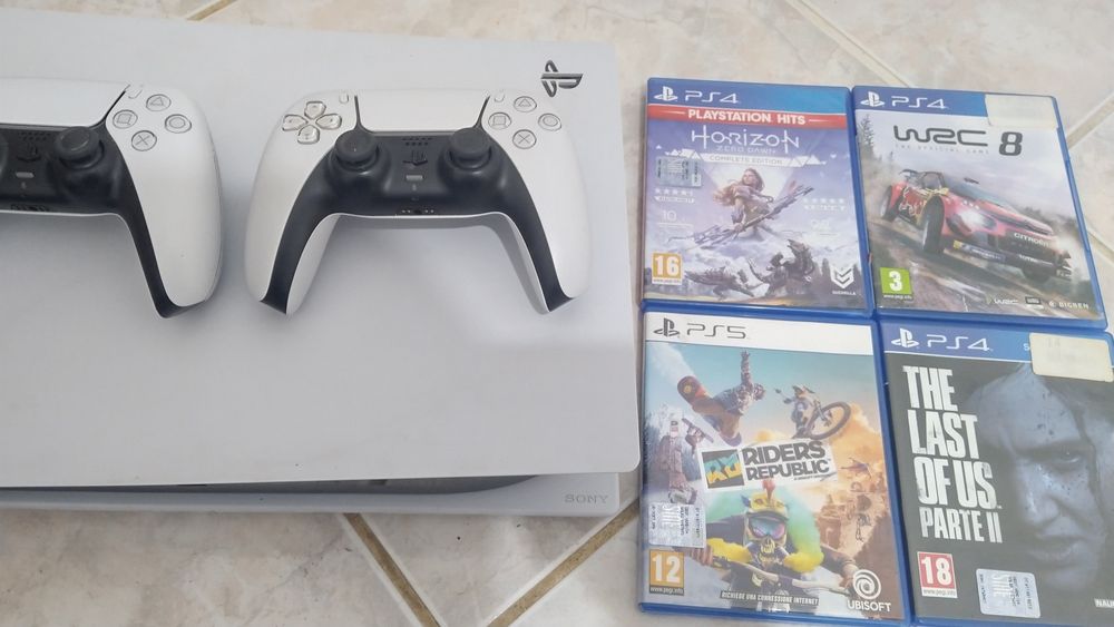 Ps5 +fc26+fc25+4 jogos