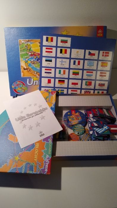 Unia Europejska edukacyjna gra planszowa Trefl