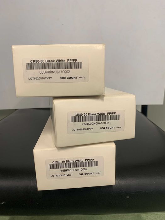 PVC Branco virgem 500 unidades