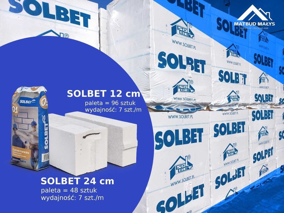 SOLBET OPTIMAL PWU - Pustak, Bloczek, Klej - Stalowa Wola