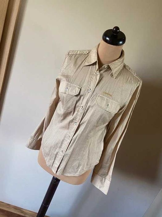 Campus bez koszula pastere krem m l 38 40 paski basic bawelna jakosc
