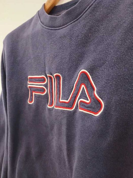 Granatowa bluza damska marki Fila rozmiar S
