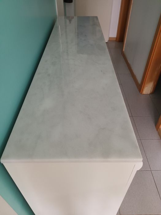 Pedra mármore  bancada